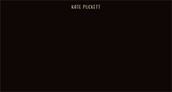 Desktop Screenshot of katepuckett.com